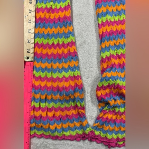 Show Me Your Mumu Susie Flare Leg Pants in Paradise Island Hippie Knit Size XS - Picture 9 of 16